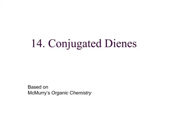14. Conjugated Dienes