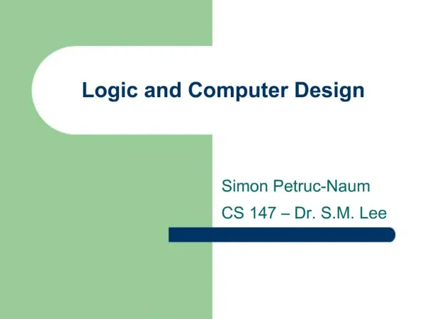 Logic and Computer Design