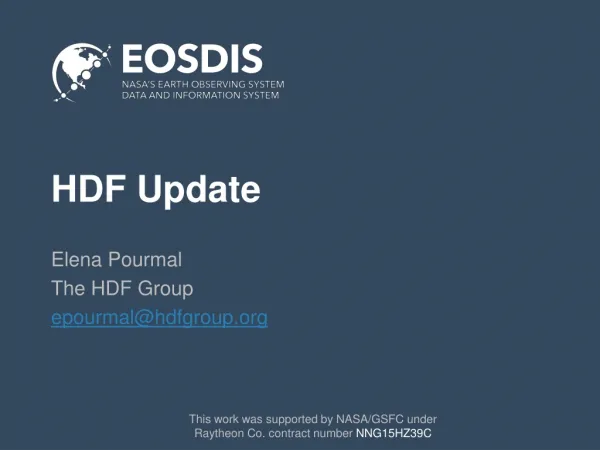 HDF Update