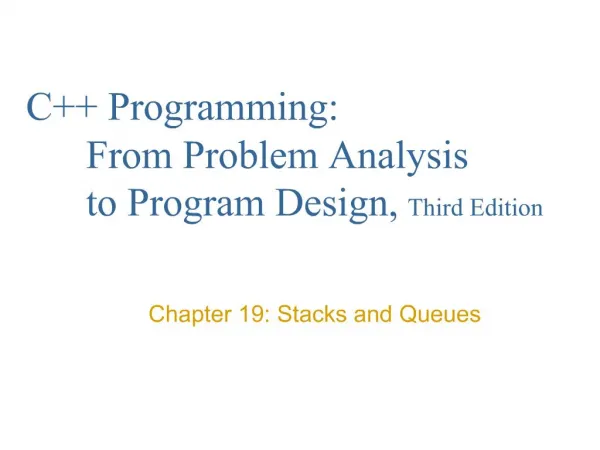 C Programming: From Problem Analysis to Program Design, Third Edition