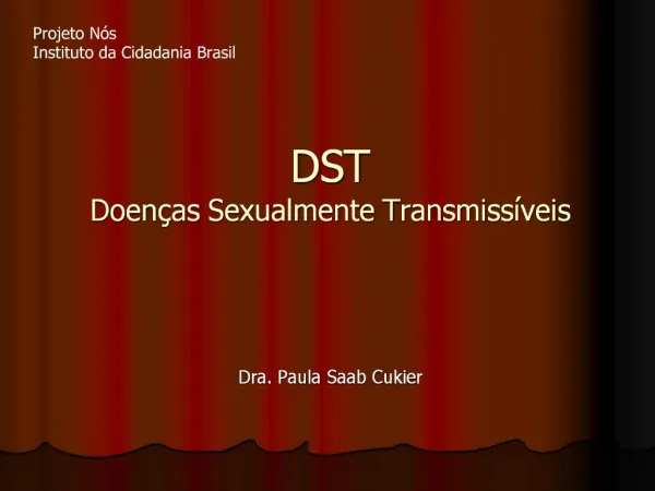 DST Doen as Sexualmente Transmiss veis