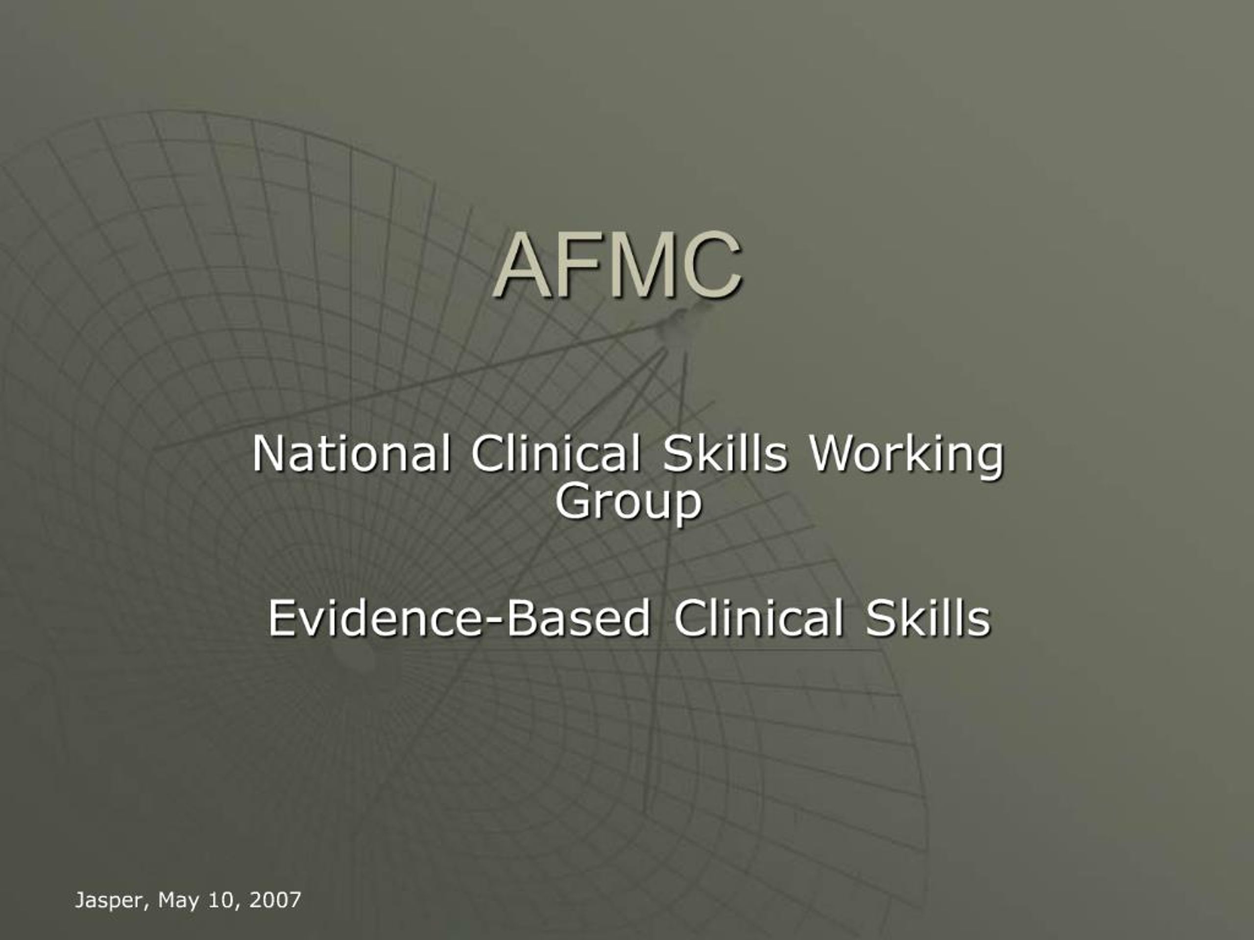 PPT - AFMC PowerPoint Presentation, free download - ID:588401