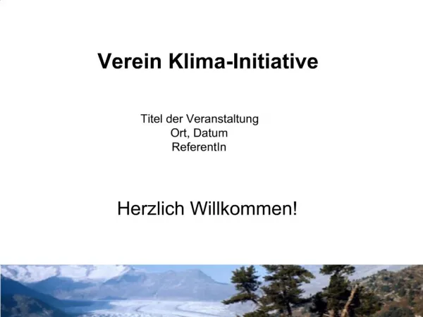 Verein Klima-Initiative