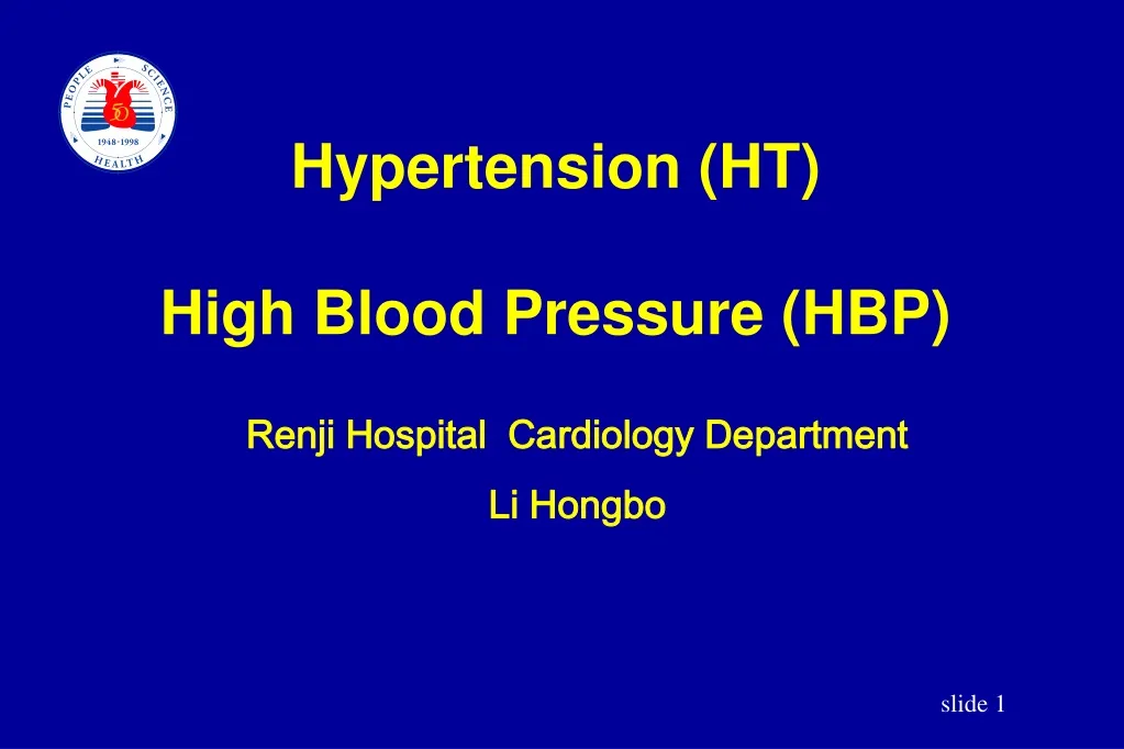 hypertension ht high blood pressure hbp