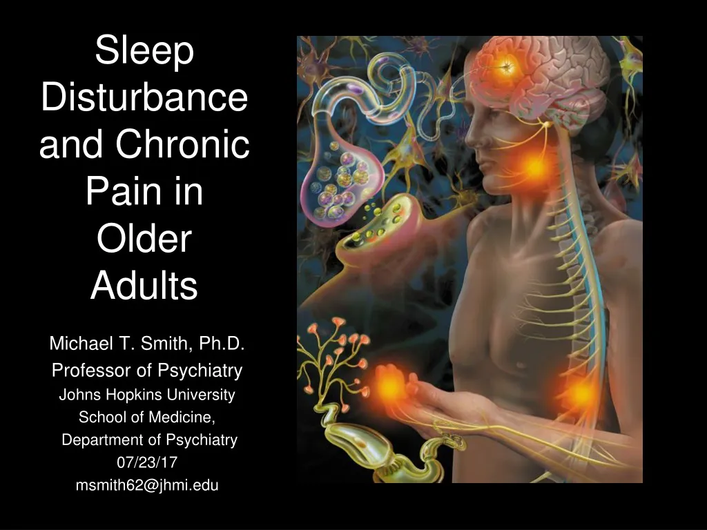 sleep disturbance and chronic pain in older adults