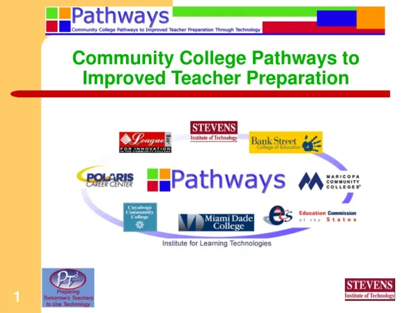 Community College Pathways to Improved Teacher Preparation