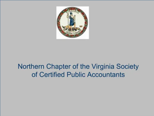 Northern Chapter of the Virginia Society of Certified Public Accountants