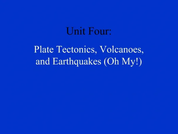 Unit Four: