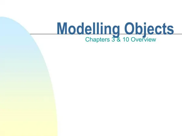 Modelling Objects