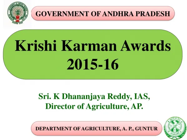 Krishi Karman Awards 2015-16