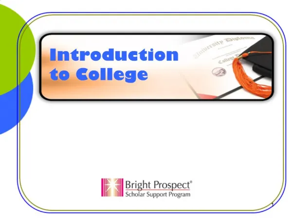 Introduction to College