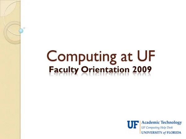 Computing at UF