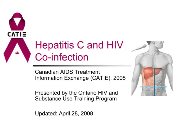 Hepatitis C and HIV Co-infection