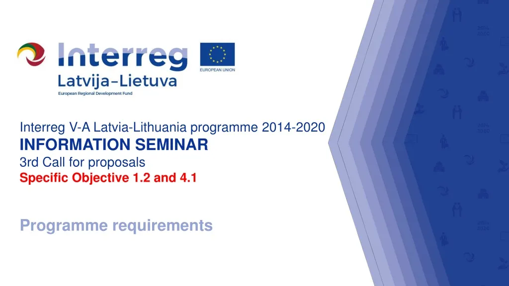 interreg v a latvia lithuania programme 2014 2020
