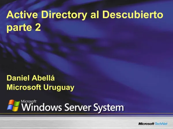 Active Directory al Descubierto parte 2