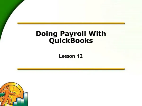 Doing Payroll With QuickBooks