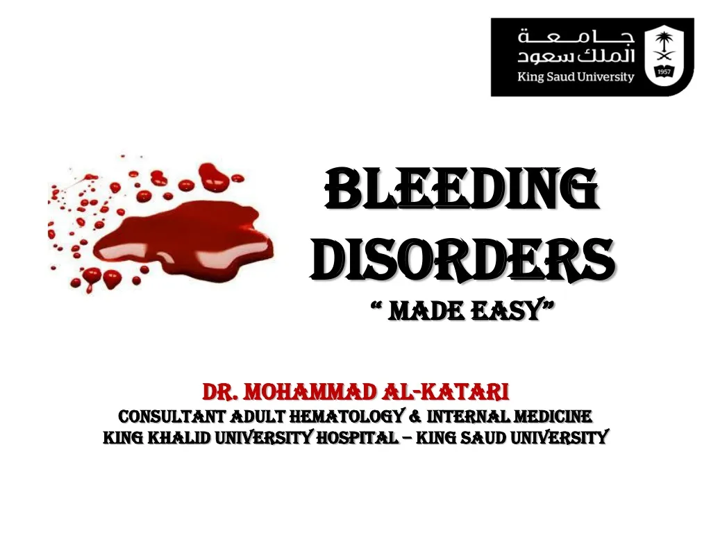 bleeding disorders made easy