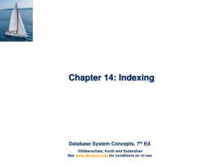 Chapter 14: Indexing