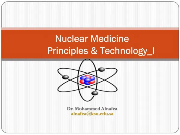 Nuclear Medicine Principles Technology_I