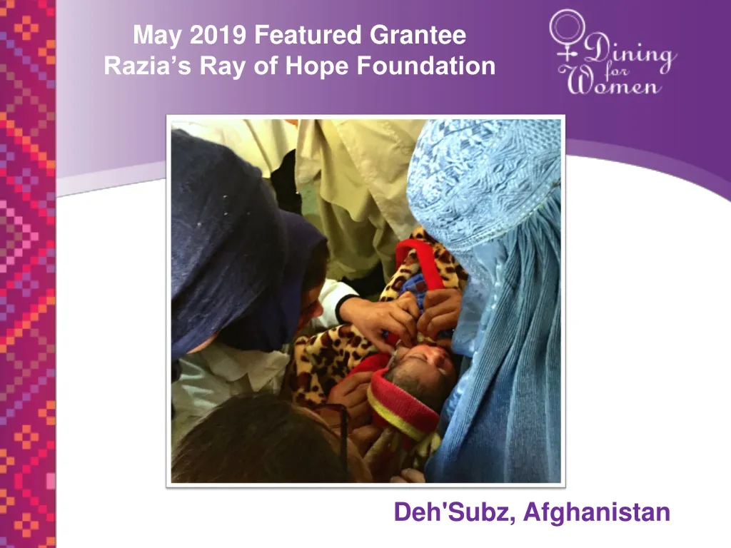 may 2019 featured grantee razia s ray of hope