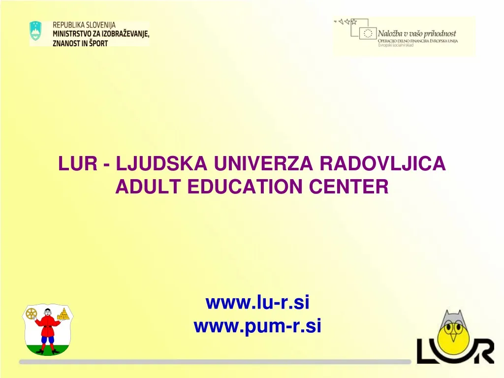 lur ljudska univerza radovljica adult education center