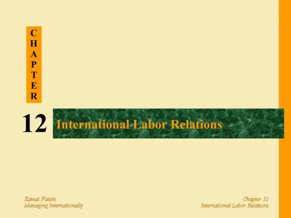 International Labor Relations