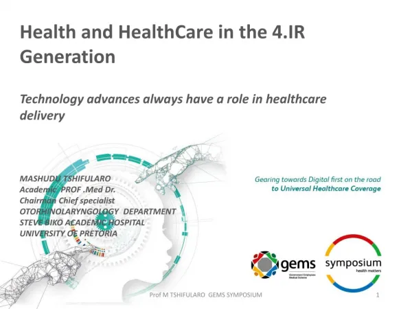 Health and HealthCare in the 4.IR Generation