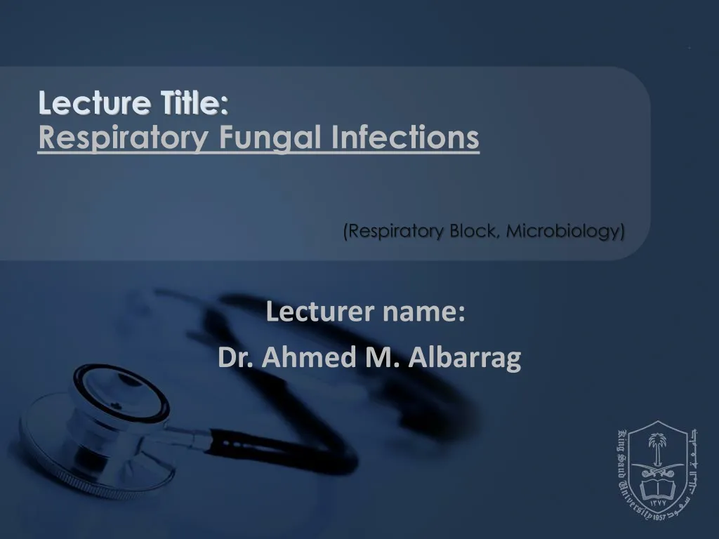 lecturer name dr ahmed m albarrag