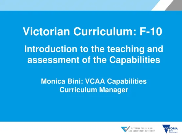 Victorian Curriculum: F-10