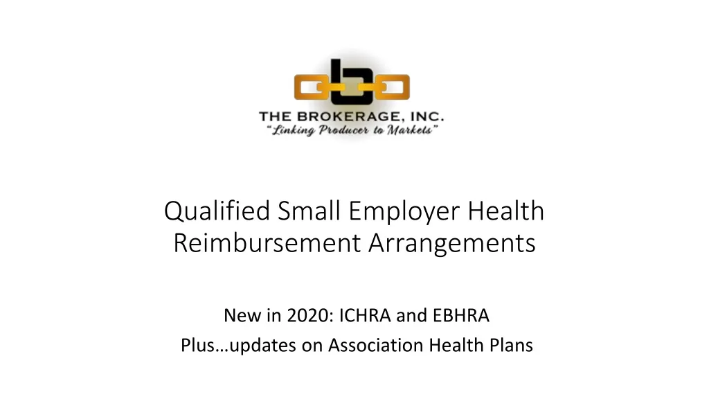 qualified small employer health reimbursement arrangements