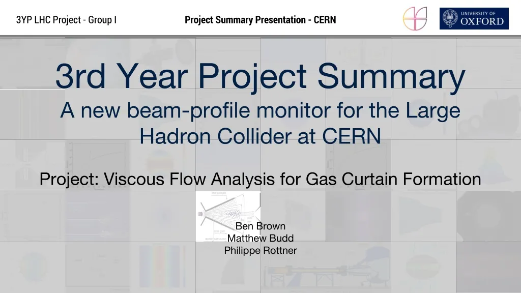 3rd year project summary a new beam profile monitor for the large hadron collider at cern