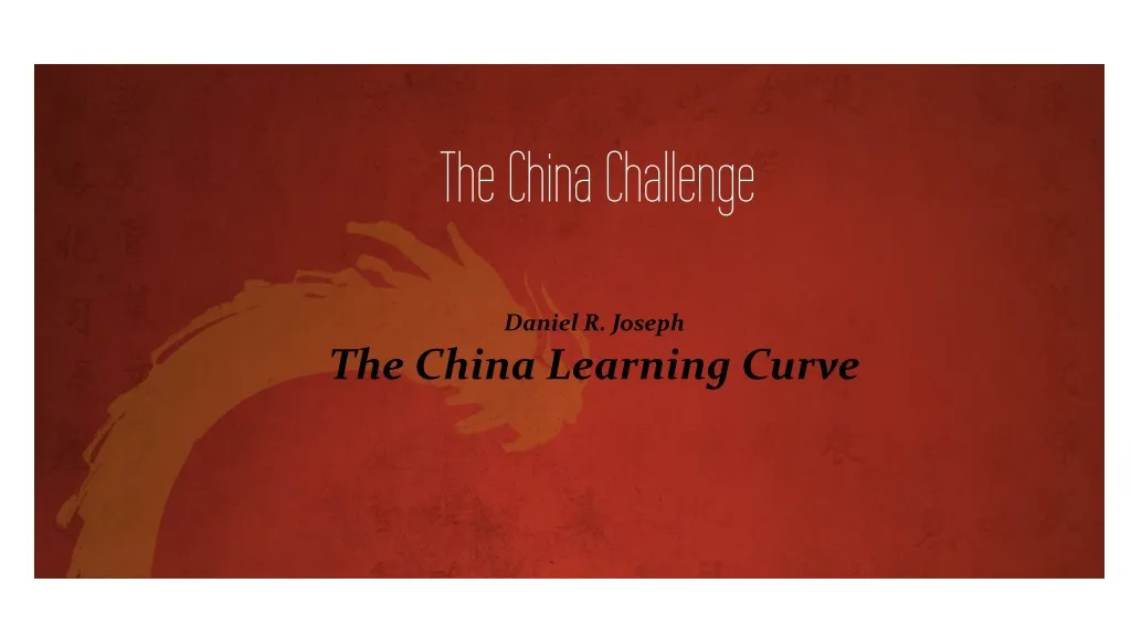 the china challenge