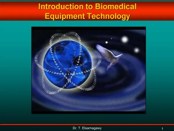 Introduction to Biomedical Equipment Technology