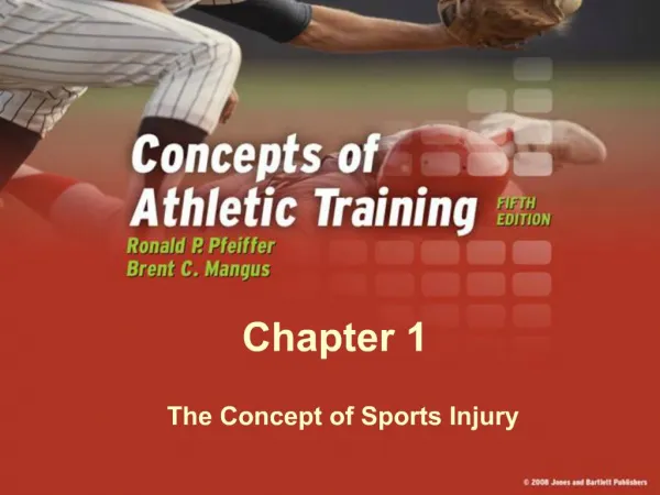 The Concept of Sports Injury