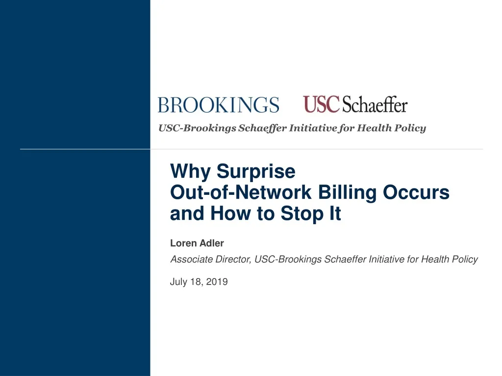 why surprise out of network billing occurs and how to stop it