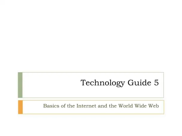 Technology Guide 5