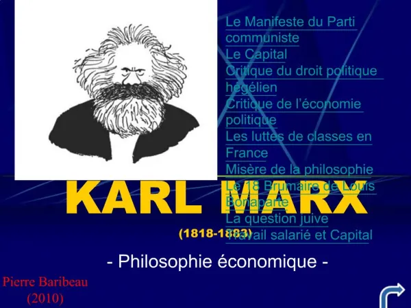 KARL MARX 1818-1883