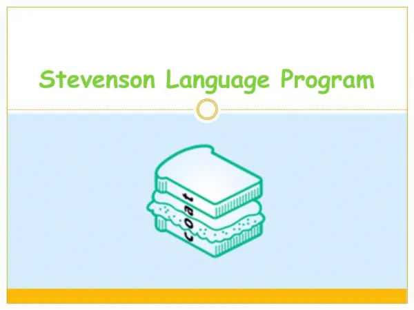 Stevenson Language Program
