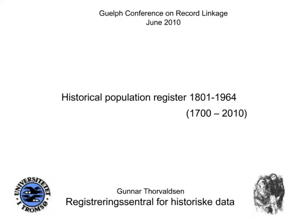 Historical population register 1801-1964