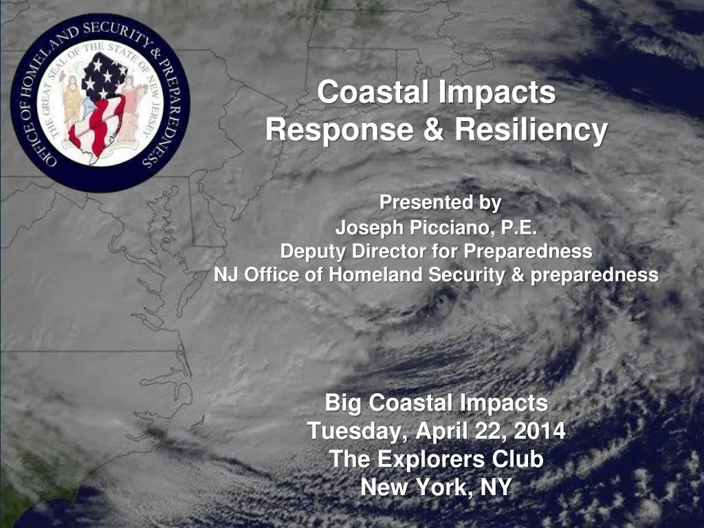 coastal impacts response resiliency presented