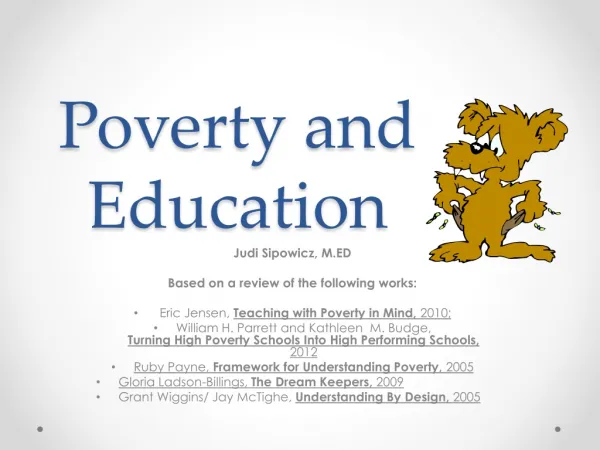 Poverty and Education
