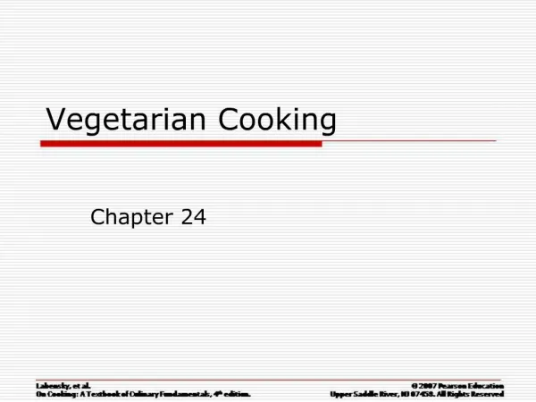 Vegetarian Cooking