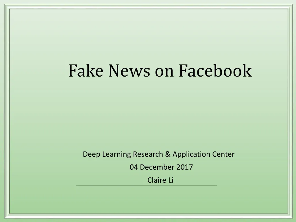fake news on facebook