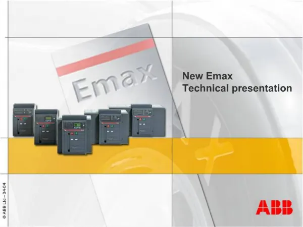 New Emax Technical presentation