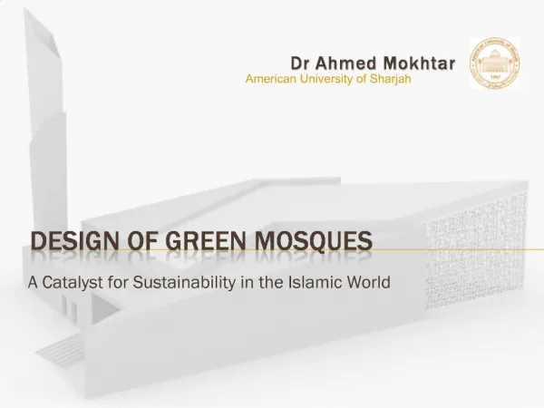 Design of Green Mosques