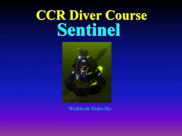 CCR Diver Course