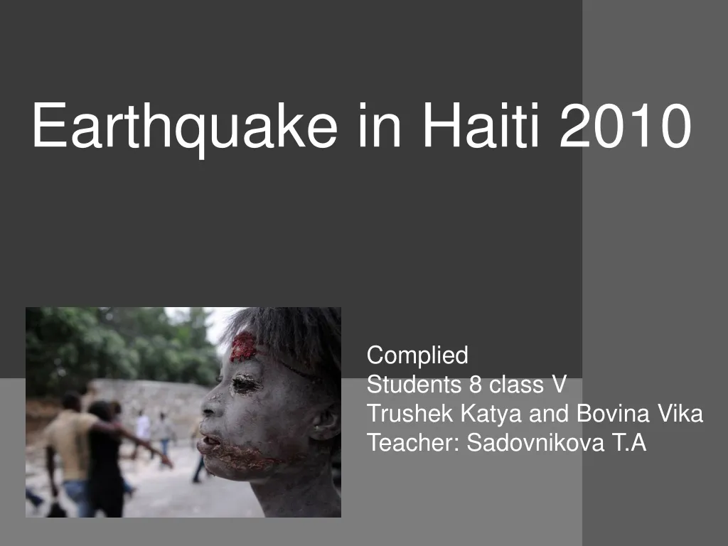 earthquake in haiti 2010