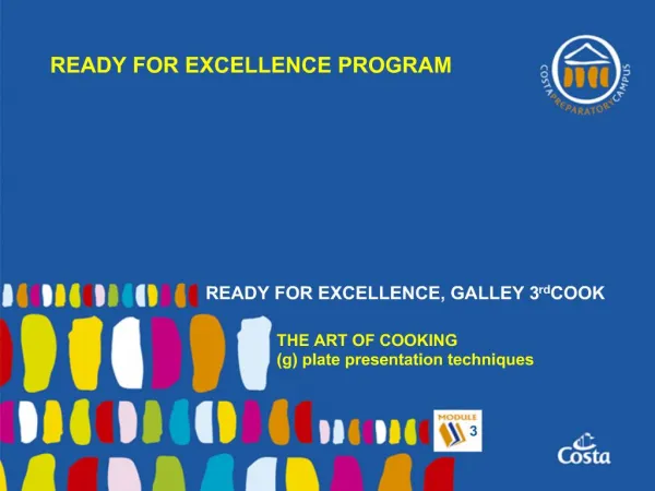 READY FOR EXCELLENCE PROGRAM