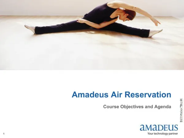 Amadeus Air Reservation