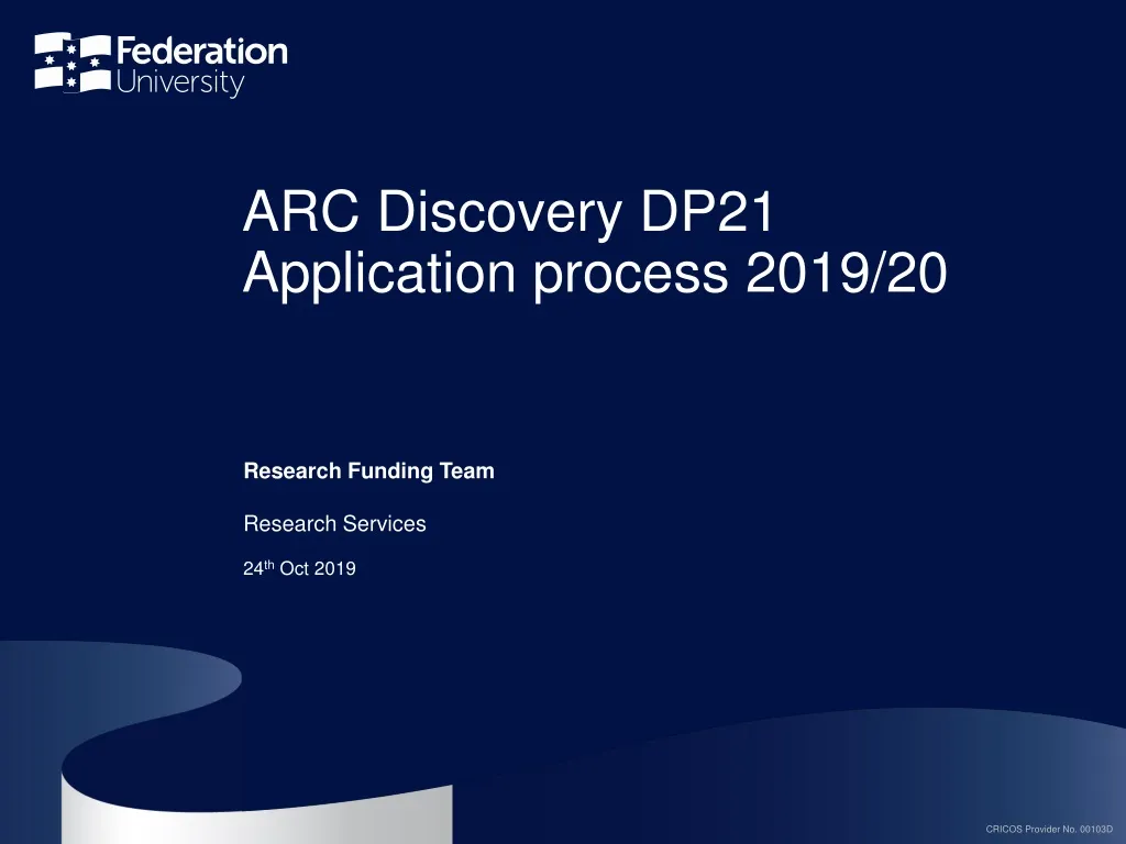 arc discovery dp21 application process 2019 20